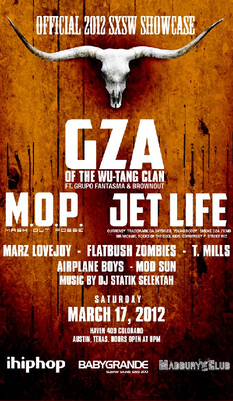 GZA Headlines Official SXSW Showcase Backed By M.O.P., Jet Life Crew