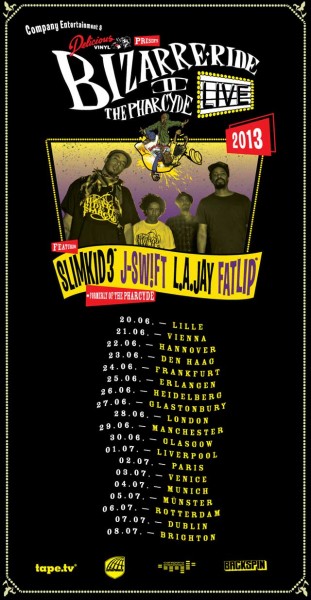 Fatlip & Slimkid3 announce “Bizarre Ride Live” European Dates [SCHEDULE]