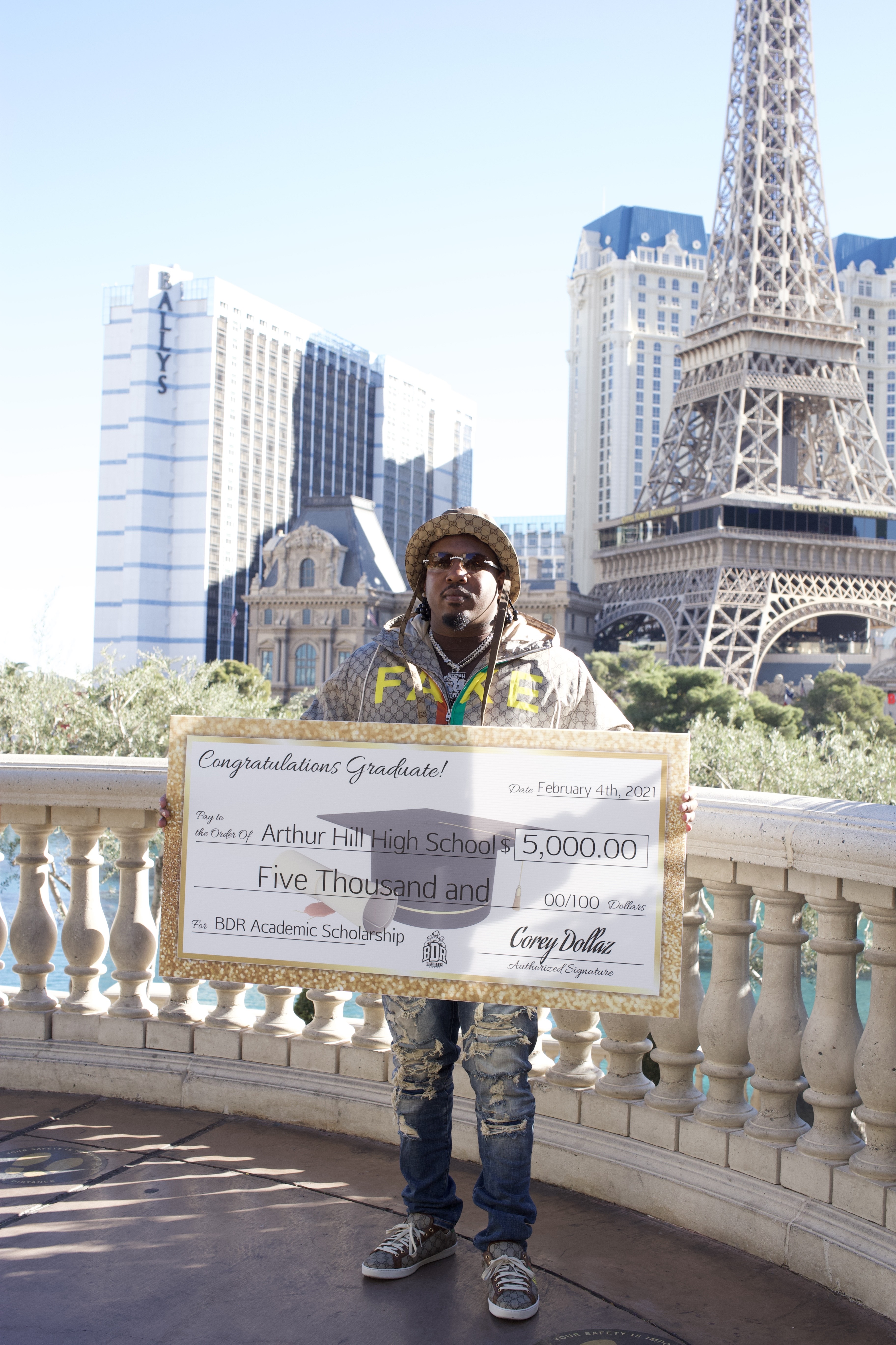 Rapper Corey Dollaz Creates $5000 Scholarship At Former High School