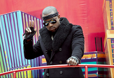 Kanye West at the Macy’s Thanksgiving Day Parade