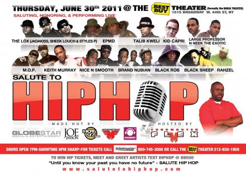 Salute to Hip-Hop Concert Series – June 30th