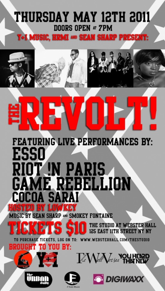 Esso, Game Rebellion, Cocoa Sarai / Right !n Paris @ Webster Hall